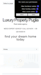 Mobile Screenshot of luxurypropertypuglia.com